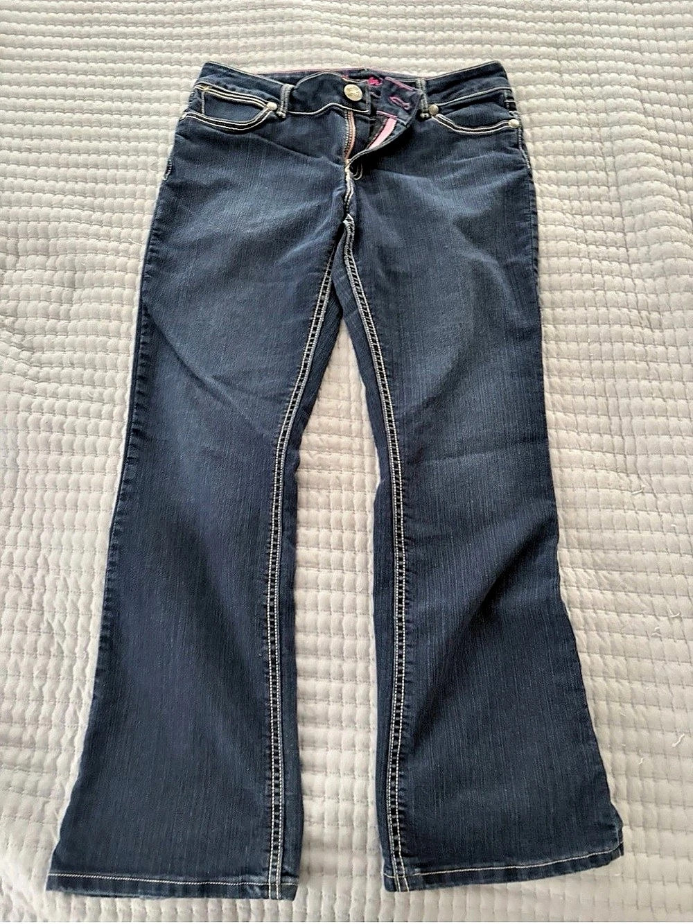 Wrangler 10MWZBR Bootcut Jeans in Blue Waist 13/14 X 32